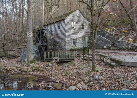 Historic Old Grist Mill Tennessee Stock Photo Image 66537845