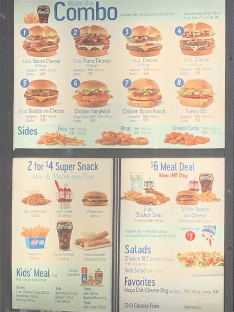 Dairy Queen Grill And Chill Menu Saraland Al 36571