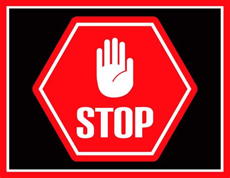 Free Printable Stop Sign Template Free Download Out Of Order Sign