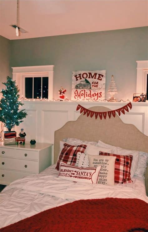 Elflatt Christmas Bedroom Aesthetic Christmas Bedroom Ideas For