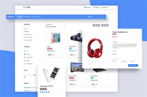 Mdb Ecommerce Template Pro Jquery Version Material Design For Bootstrap
