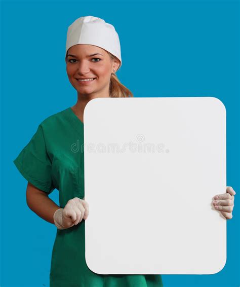 Doctor With A Blank Board Stock Photo Image Of Equipment 36232490