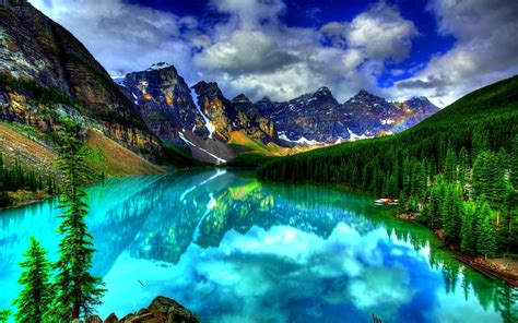 Most Beautiful Places In The World Hd Wallpaper Moraine Lake 294363