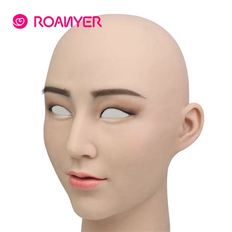 Roanyer Realistic Silicone Female Mask For Crossdresser Cosplay