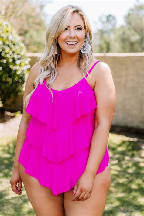 Summertime S Calling Swimsuit Rose In 2021 Plus Size Swimsuits