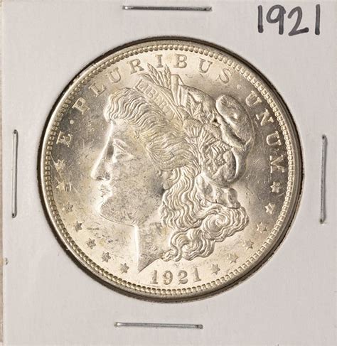 1921 1 Morgan Silver Dollar Coin Bk Auctions