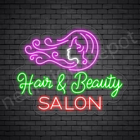 Hair Salon Neon Sign Hair Beauty Salon Neon Signs Depot