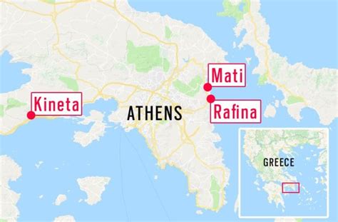 At least one firefighter has died after suffering injuries battling a major wildfire outside of athens, while crews in other parts of greece were forced to make a hasty retreat as gusty winds helped flames. Where are the fires in Greece? Map of the areas hit by ...