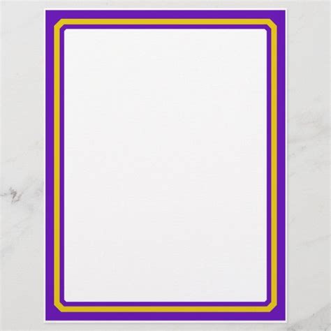 Purple And Gold Border Trim Zazzle Scrapbook Frames Frame Border