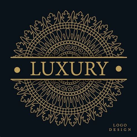 Vector Amazing Luxury Logo Designs Vetor Premium