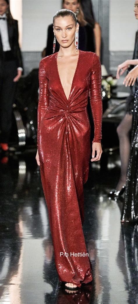 Ralph Lauren Bella Hadid Fashion Formal Dresses Long Fashion Inspo