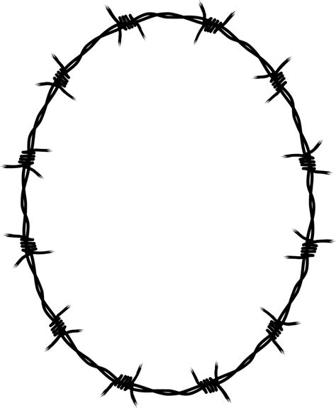 Over 100 barbed wire png images are found on vippng. OnlineLabels Clip Art - Barbed wire frame 2