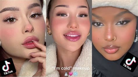 Winter Tiktok Im Cold Makeup Looks On Different Skintones Imcoldmakeup Youtube