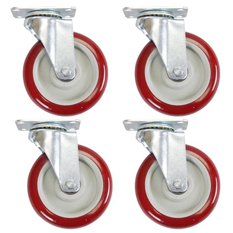 Casters And Wheels 3inch Rubber Heavy Duty Caster Wheels 12 13 X 1