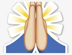 Emoji Emoji Pray Thankyou Thanks Praying Hands Emoji Png Transparent Png X Free