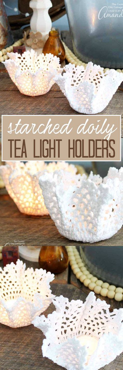 These Doily Tea Light Holders Are The Perfect Wedding Decor Project