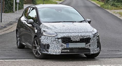 Facelifted 2022 Ford Fiesta Spied Showing Its Sportier Side In St Line
