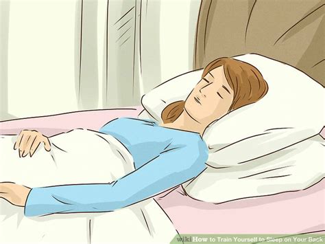 Ways To Train Yourself To Sleep On Your Back Wikihow