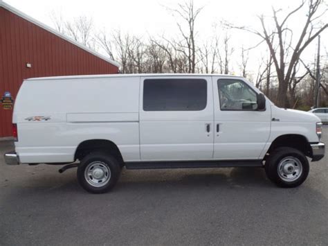 2012 Ford E 350 Extended Quigley 4x4 Cargo Van 4wd 4 Wheel Drive V10