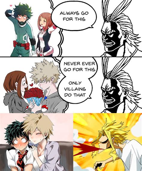 All Might Is Done Always Go For This Only Villains Do That Know