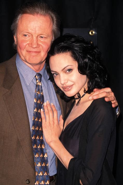 Angelina Jolie And Jon Voight On Red Carpet Over The Years Photos