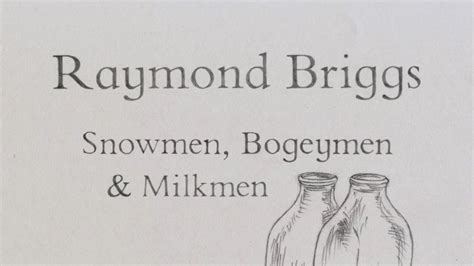 Download Bbc Raymond Briggs Snowmen Bogeymen And Milkmen 2019
