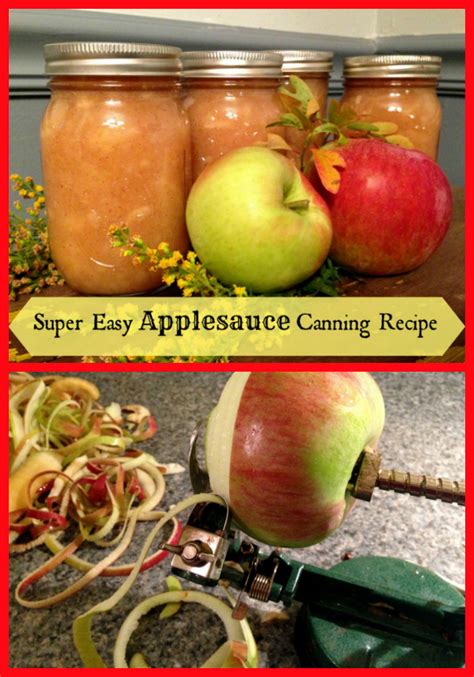 Super Easy Applesauce Canning Recipe