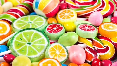 Pastel Candies For Colorful Background