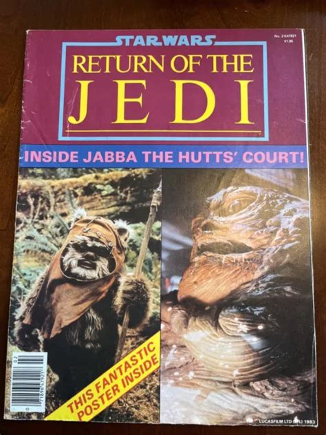 Return Of The Jedi Inside Jabba The Hutts Court Magazine Poster Picclick