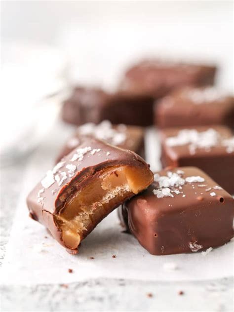 Chocolate Covered Caramels Completely Delicious