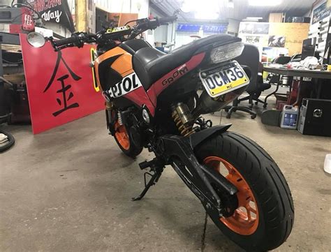 Repsol Livery 2014 Honda Grom Custom Bike Urious