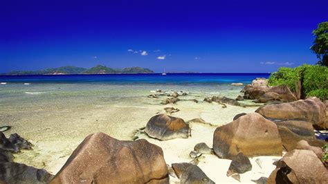 Nature Beach Rocks Seychelles High Quality Wallpapershigh Definition