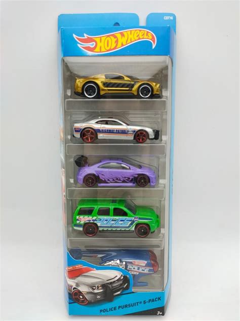 Hot Wheels Police Pursuit 5 Pack Hobbies And Toys Toys And Games On Carousell