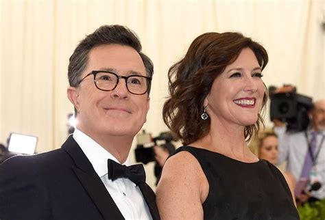 Stephen Colberts Wife Gushes About Her Sexy Husband At Met Gala Huffpost
