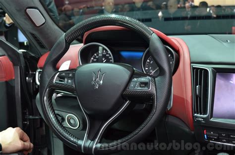 Maserati Levante Steering Wheel At The 2016 Geneva Motor Show Live