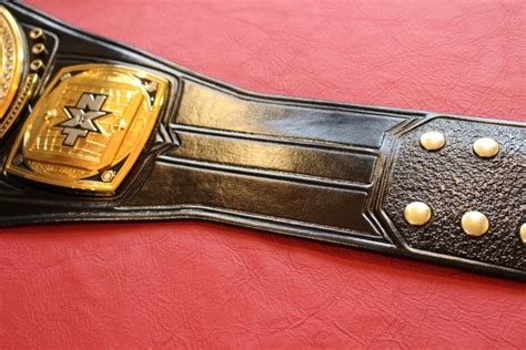 Nxt North American Championship Replica Belt Custom Black Releather