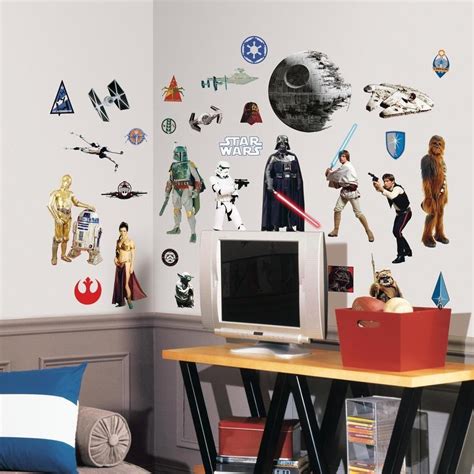 Classic Star Wars Wall Stickers Roommates Star Wars Classic Decals