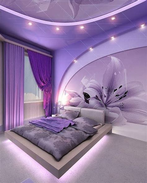 Purple And Grey Bedroom Walls Design Corral