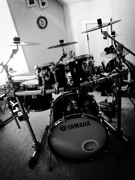 My Yamaha Maple Customs Yamaha Drums Yamaha Drum Sets Drum Set