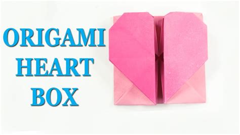 Origami Heart Box And Envelope Diy Origami Heart Box And Envelope With