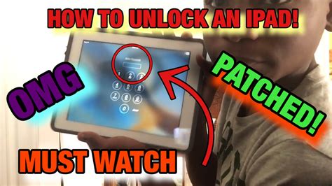 How To Unlock An Ipad Without The Passcode 2018 Youtube