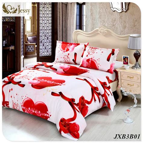 Valentine 3d Bedding Love Print Bed Linen 3d Luxury Bedspread
