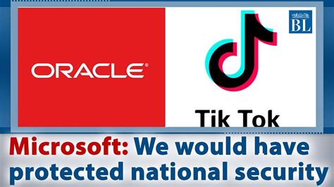 Tiktok Chooses Oracle And Rejects Miscrosofts Bid Youtube