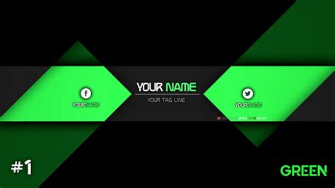 Top 5 Professional Youtube Channel Art Templates 3
