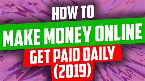 How do devs make money. (2019) How To Make Money Online - Get Paid Daily - YouTube