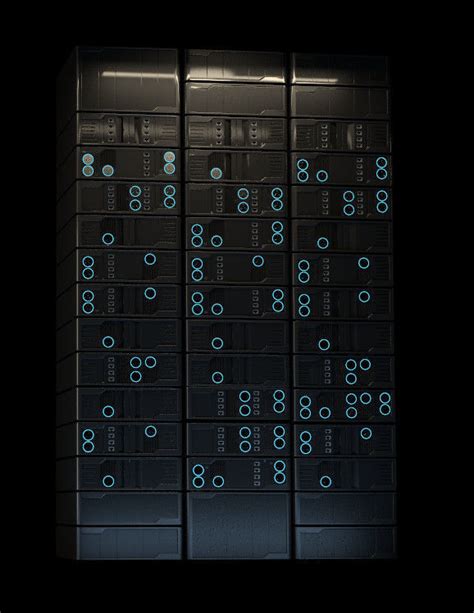 Server Rack 3d Model Vray Materials Included 3d Model Animated Cgtrader