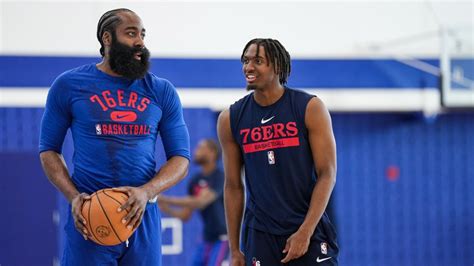 Sixers Tyrese Maxey Highlights Love Appreciation For James Harden After Trade Nbc Sports