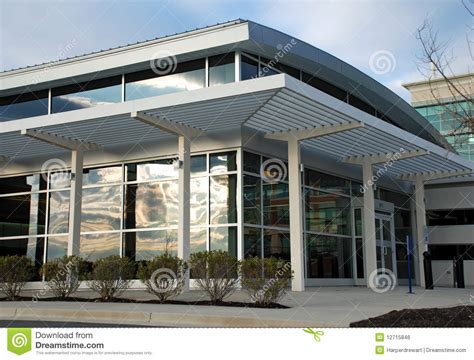 Modern Office Building Storefront Royalty Free Stock Image Image