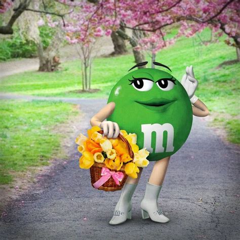 Springtime Green Mandm Mandm Characters M M Candy Favorite Candy