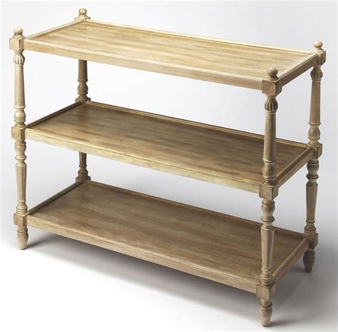 Rothwell Driftwood 3 Tier Console Table From Butler Coleman Furniture